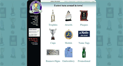 Desktop Screenshot of abileneawards.com